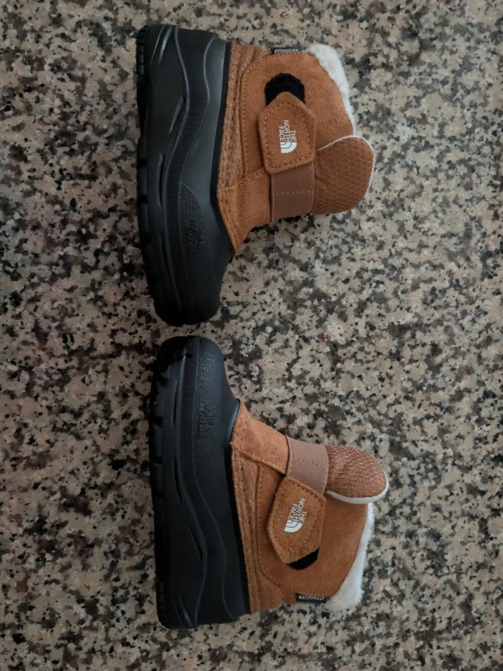 The North Face Kids Waterproof Winter Boots Brown Size 9